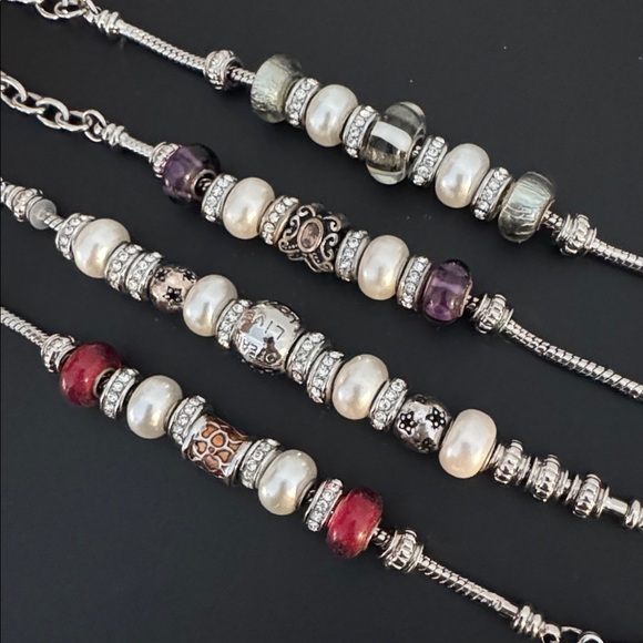 Multi-Color Beaded Bracelets - Picture 3 of 6